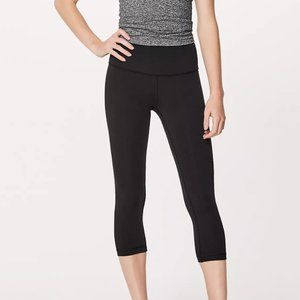 Lululemon Wunder Under Crop Black